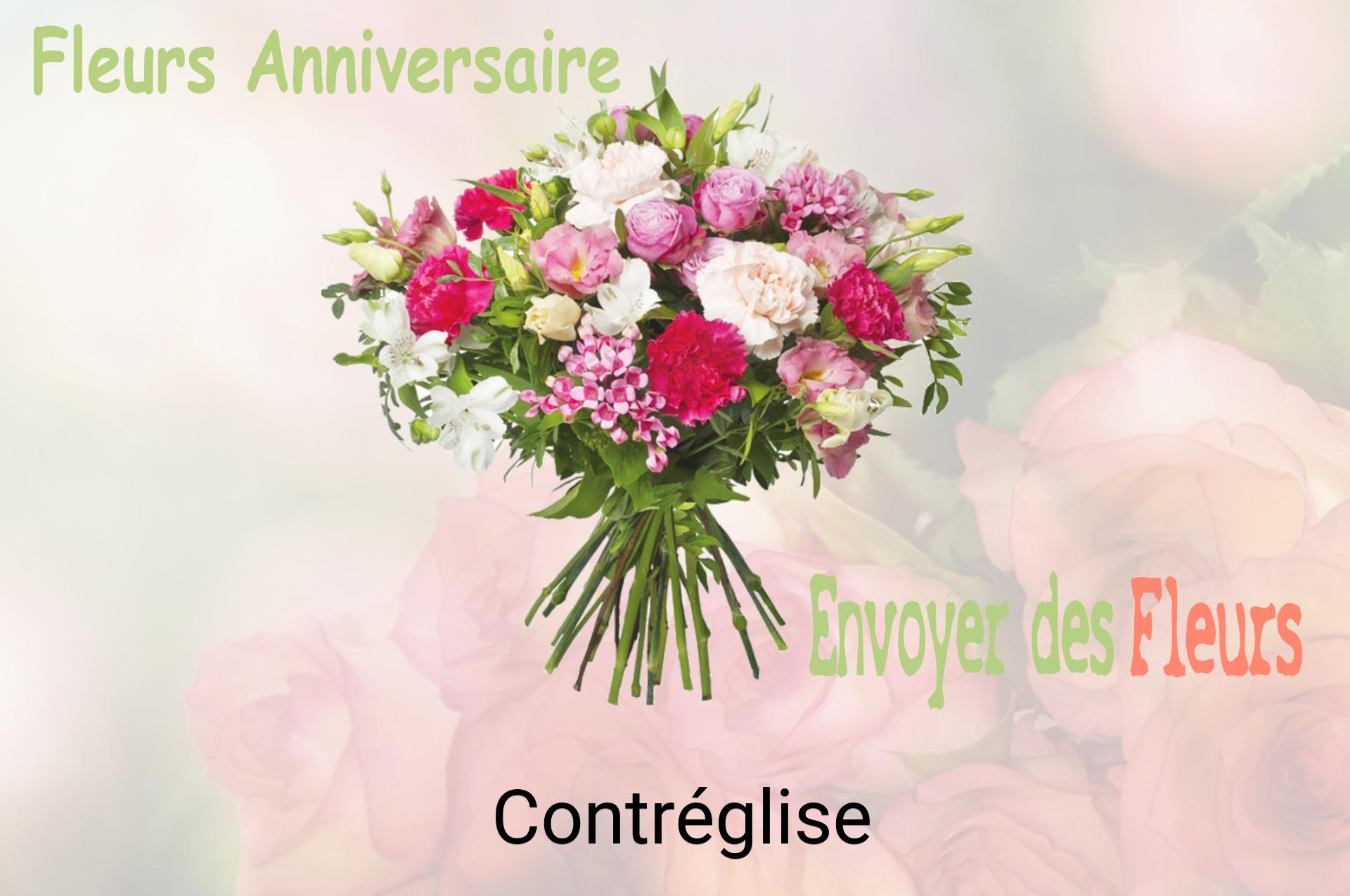 Bouquet de fleurs d’anniversaire livré à Contréglise